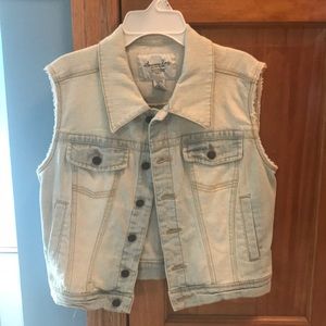 Size medium- jean jacket vest